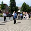 Landeskommission beim Ortsrundgang im Schachdorf Ströbeck.