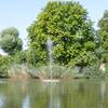 Pumpe im Torteich zur Verbesserung der Wasserqualität