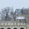 Stadtbibliothek im Winter