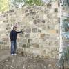 Reparatur der Stadtmauer am Weingarten