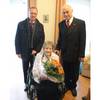 Frieda Volkmann feiert ihren 100. Geburtstag  OB Henke gratuliert