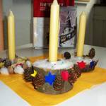 Kerzen und Kerzenhalter, ein schönes Geschenk für die Familie