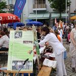 Frühstücken für einen guten Zweck mitten im Zentrum der Stadt Halberstadt.