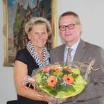 Dr. Michael Haase verabschiedet Elfi Rudolph nach 41 Dienstjahren