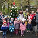 Weihnachtsbaumschmücken im Tiergarten