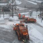 Winterdienst auf dem Holzmarkt