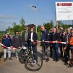 Eröffnung des neugebauten Geh- und Radweges im Verlauf der NW-15-Straße bis zum Falkenweg