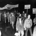 Demonstrationszug durch Halberstadt, Herbst 1989