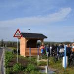 Eröffnung der Schutzhütte am Radweg zwischen Halberstadt und Sargstedt am 23. Oktober 2023