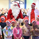 Die Kinder der Kita „Sonnenschein“ gestalteten beim Alt-Halberstädter-Treffen das Weihnachtsprogramm