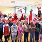 Die Kinder der Kita „Sonnenschein“ gestalteten beim Alt-Halberstädter-Treffen das Weihnachtsprogramm