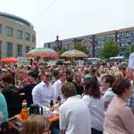 Gute Stimmung auf dem Holzmarkt