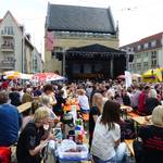 Gute Stimmung auf dem Holzmarkt