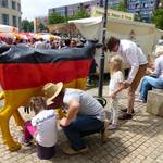 Gute Stimmung auf dem Holzmarkt