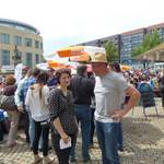 Gute Stimmung auf dem Holzmarkt